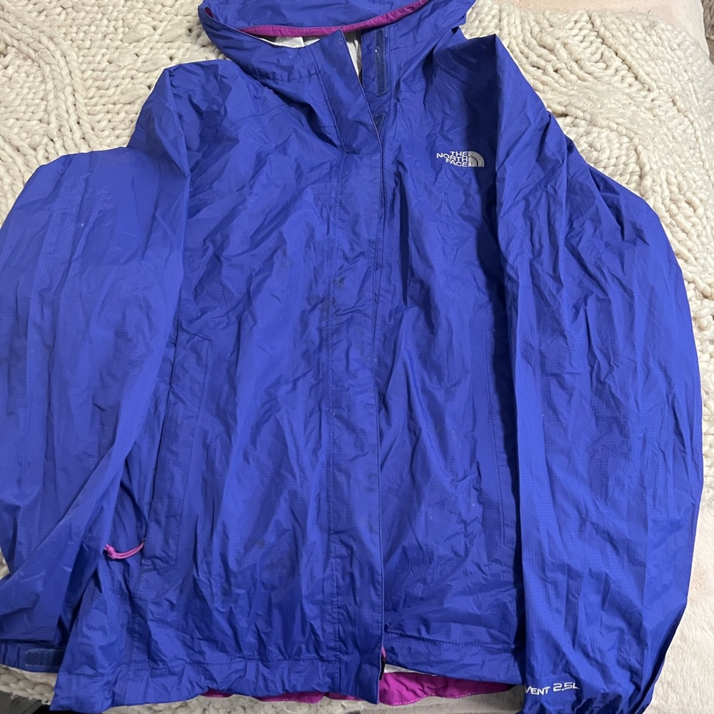 Purple North Face Windbreaker